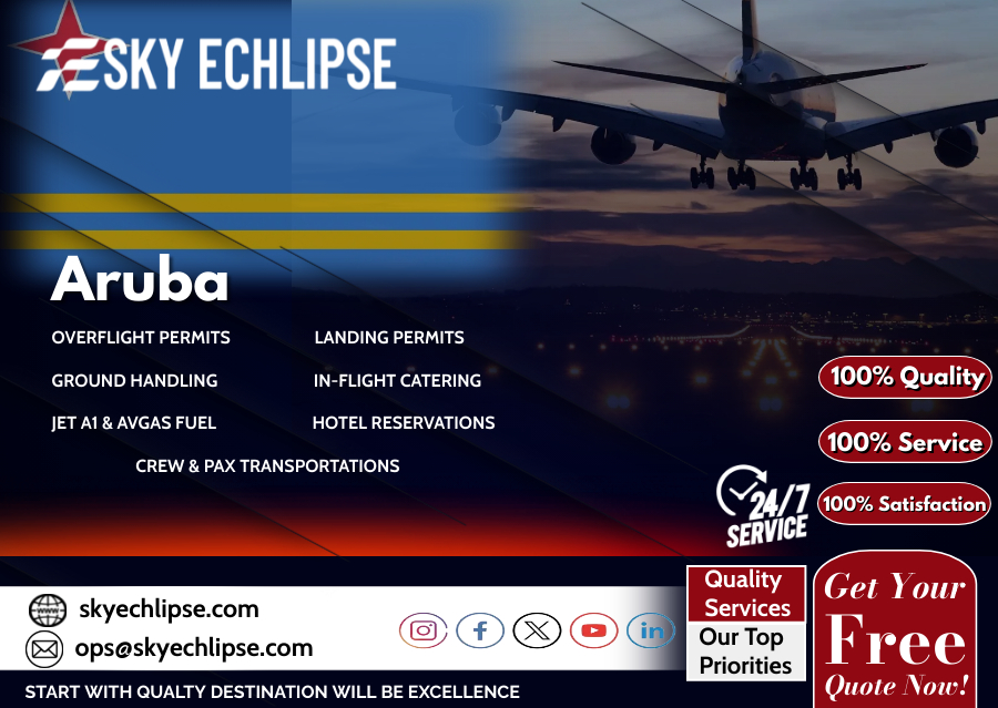 Sky Echlipse Aruba Overflight and Landing Permit