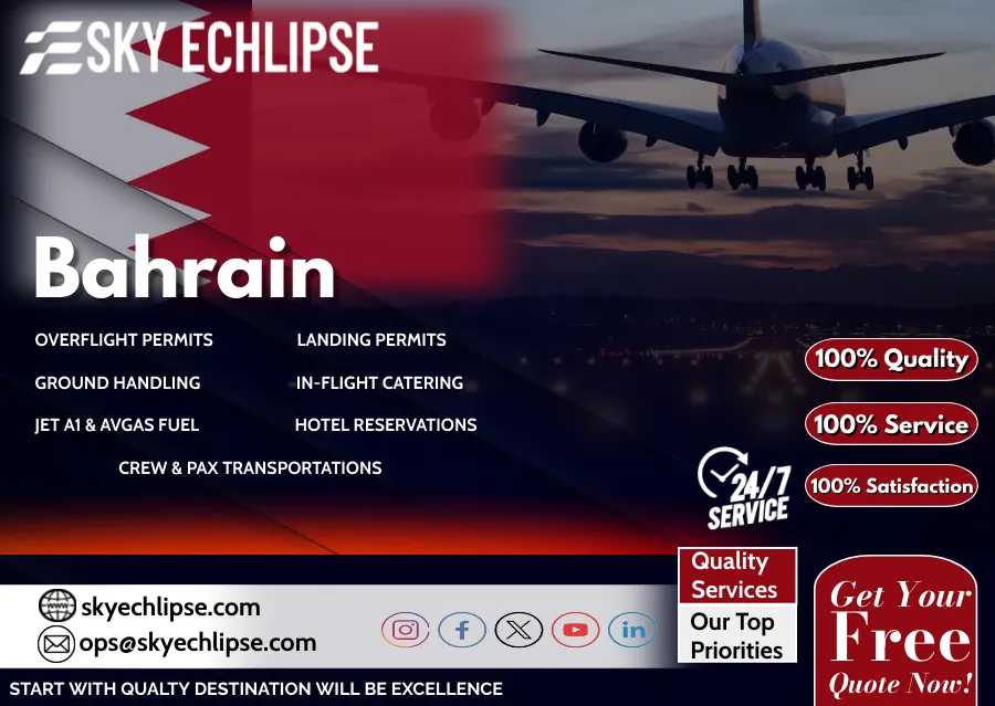 Sky Echlipse Bahrain Overflight and Landing Permit